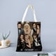 thumbnail image 2 of Gossip Girl Bolso de tela con estampado de lienzo para mujer, bolsa de compras reutilizable y estética, con cremallera interior, regalo para mujer,40*45cm., 2 of 6