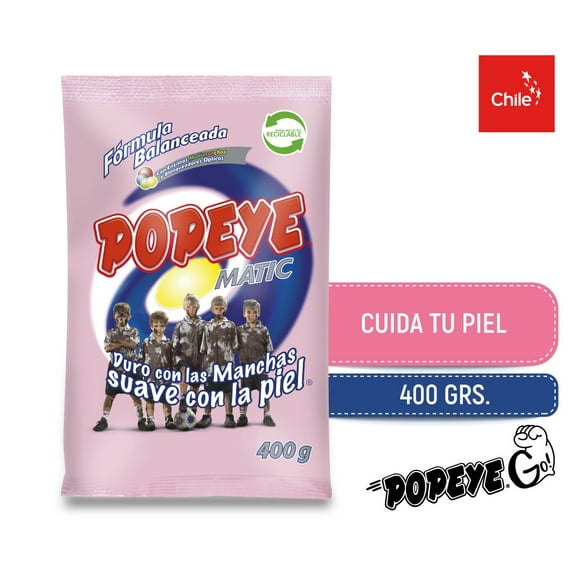 DETERGENTE POLVO 400GR POPEYE