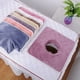 thumbnail image 3 of 35*35 Cm Thickened Beauty SPA Massage Table Planking Face Towel With Hole Bed Bandana, 3 of 3