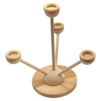Magideal - Soporte De Béisbol, Estante De Exhibición De Madera Para Fanáticos, Mini Soporte De Exhibición De Bate De Béisbol, Gabinete Para El Hogar Para Hombres