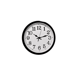 Genérico - Reloj De Pared Grande Redondo 39Cm Mural Decorativo Silencioso Negro Y Blanco