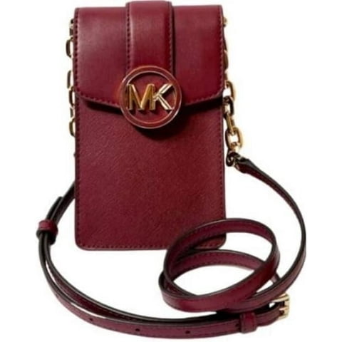Cartera Michael Kors Carmen Small Logo Smartphone Crossbody Bag Mulberry