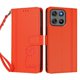 thumbnail image 3 of Funda Cartera Trébol para Motorola Moto G57 con Ranuras Tarjetas y Carga Inalámbrica Naranja, 3 of 6