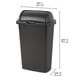 thumbnail image 3 of Basurero Sterilite 49L Plastico Tapa Roll Top Pack 2, 3 of 3