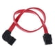 thumbnail image 4 of Cable sata iii de 12 pulgadas Cable de datos de 90 grados y 6gbps con bloqueo rojo, 4 of 5