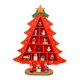thumbnail image 3 of Decoraciones Para árboles De Navidad Con Compartimentos Madera 3D Para Chimeneas Kids Big Grid Red, 3 of 5