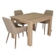 thumbnail image 5 of Mesa De Comedor Con Capacidad Para 4 Puestos 75,6 x 120 x 88 Cm Café, 5 of 7