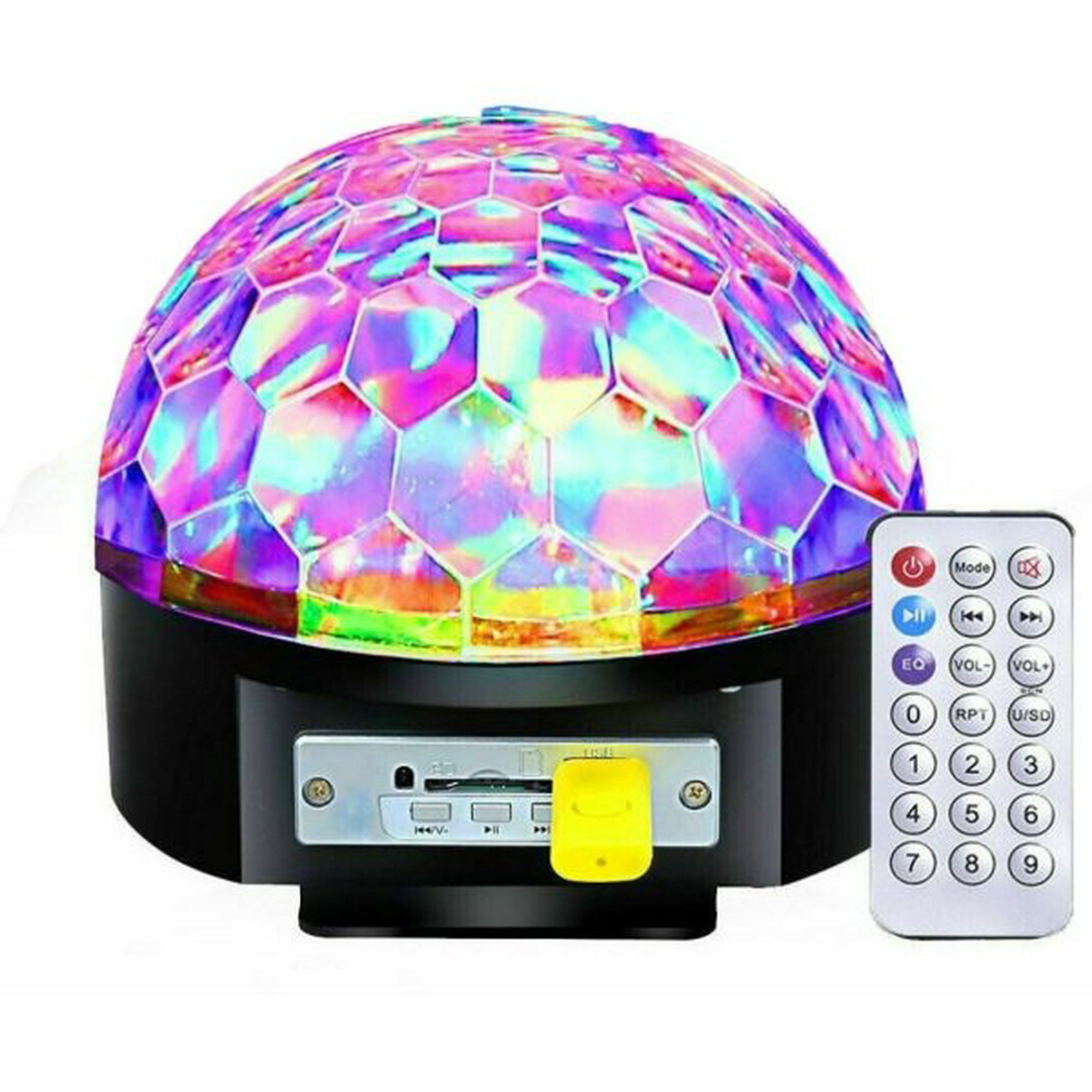 LED Magic Ball Bluetooth, USB, Con Control+ Pendrive Y Parlantes | Lider