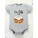 thumbnail image 3 of Girls Funny Cartoon & I'M CUTE AND DIM SUM Print Romper, Round Neck Short Sleeve Cotton Bodysuit, Short Sleeve Jumpsuit, Infant Baby Clothes, 3 of 5