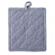 thumbnail image 3 of Juego de portavasos DII de cambray macizo, 100% algodón, color azul, 2 unidades, 3 of 9