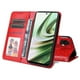 thumbnail image 4 of Funda tipo cartera FOXDOCK para OnePlus Nord CE 3 , diseño girasol en relieve, cuero PU, cierre magnético, soporte y tarjetero, 4 of 5