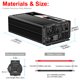 thumbnail image 4 of Inversor de potencia Xijia 1500 W 48 V a 120 V con Bluetooth, 4 of 9