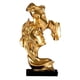 thumbnail image 3 of Pareja Beso Figuras De Estilo Europeo Para Dormitorio Fiesta Aniversario Dorado, 3 of 5