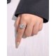 thumbnail image 5 of Anillos de Moissanita de 3 Quilates para Mujer Color D Claridad VVS1 Anillo de Compromiso Ovalado Anillo de Diamante Plata Esterlina 925 Anillos de Aniversario y Boda Talla 5-9, 5 of 8