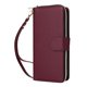 thumbnail image 4 of Funda Cartera con Cremallera y Correa para Samsung Galaxy S22 5G Soporte y Tarjetero Rojo, 4 of 6