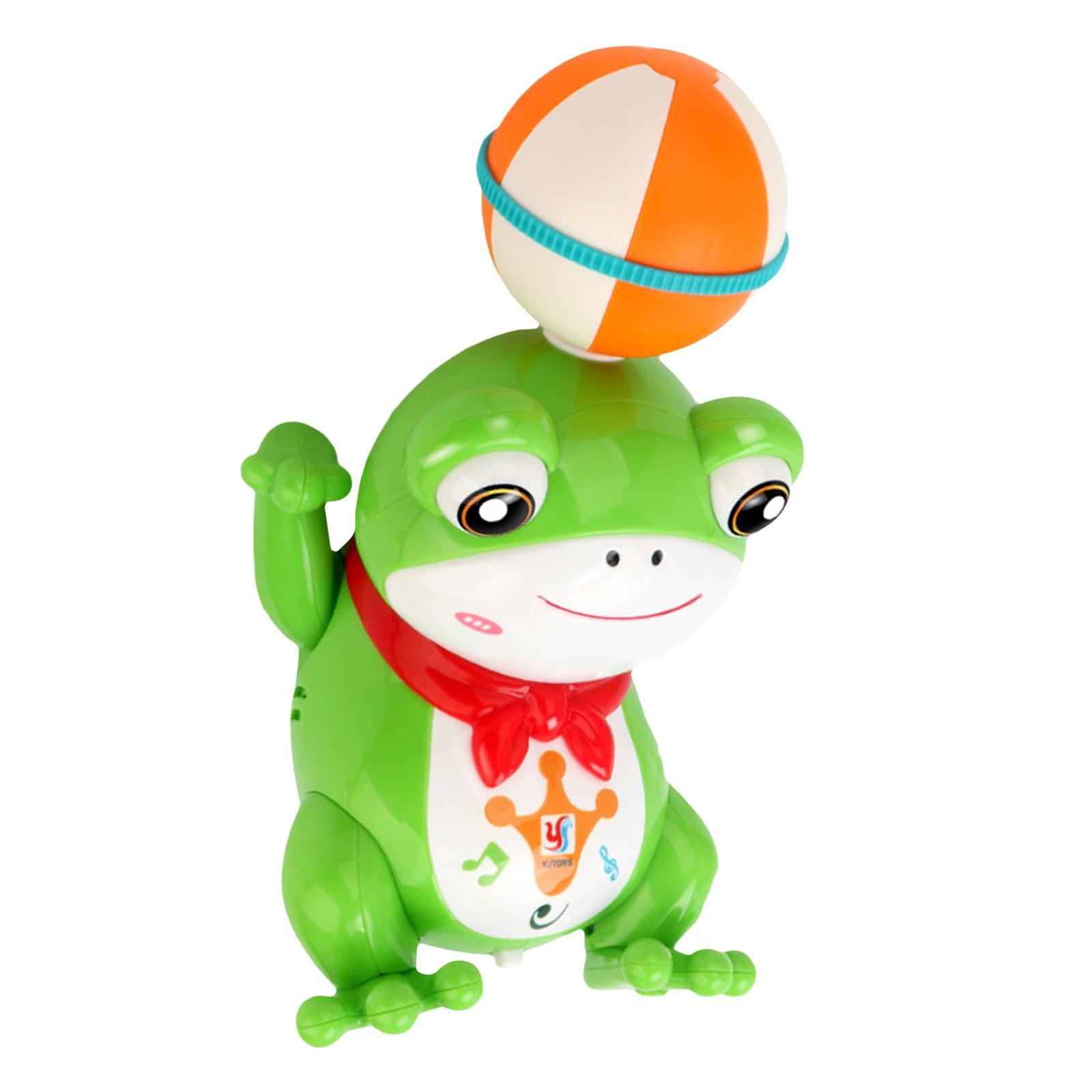 Bothyi - Rana Eléctrica Para Niños, Juguete Musical Giratorio Con Luz Led, Ideal Para Fiestas