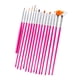 thumbnail image 5 of 15 Pinceles Para Pintar, Bolígrafo De Dibujo De Uñas Para Hacer Puntos, Decoraciones De Arte Polaco, Rosa Roja, 5 of 5
