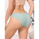 thumbnail image 3 of INSPIRE CHIC Ropa interior de mujer de tiro bajo acanalada, bragas transpirables de suave estiramiento, talla extra grande, azul, 3 of 4