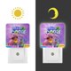 thumbnail image 3 of Mia y Codie Luz nocturna LED con sensor de anochecer a amanecer para dormitorio, baño, pasillo, escaleras - Lámpara LED nocturna de enchufe, 0.5W - 1 pieza, 3 of 6