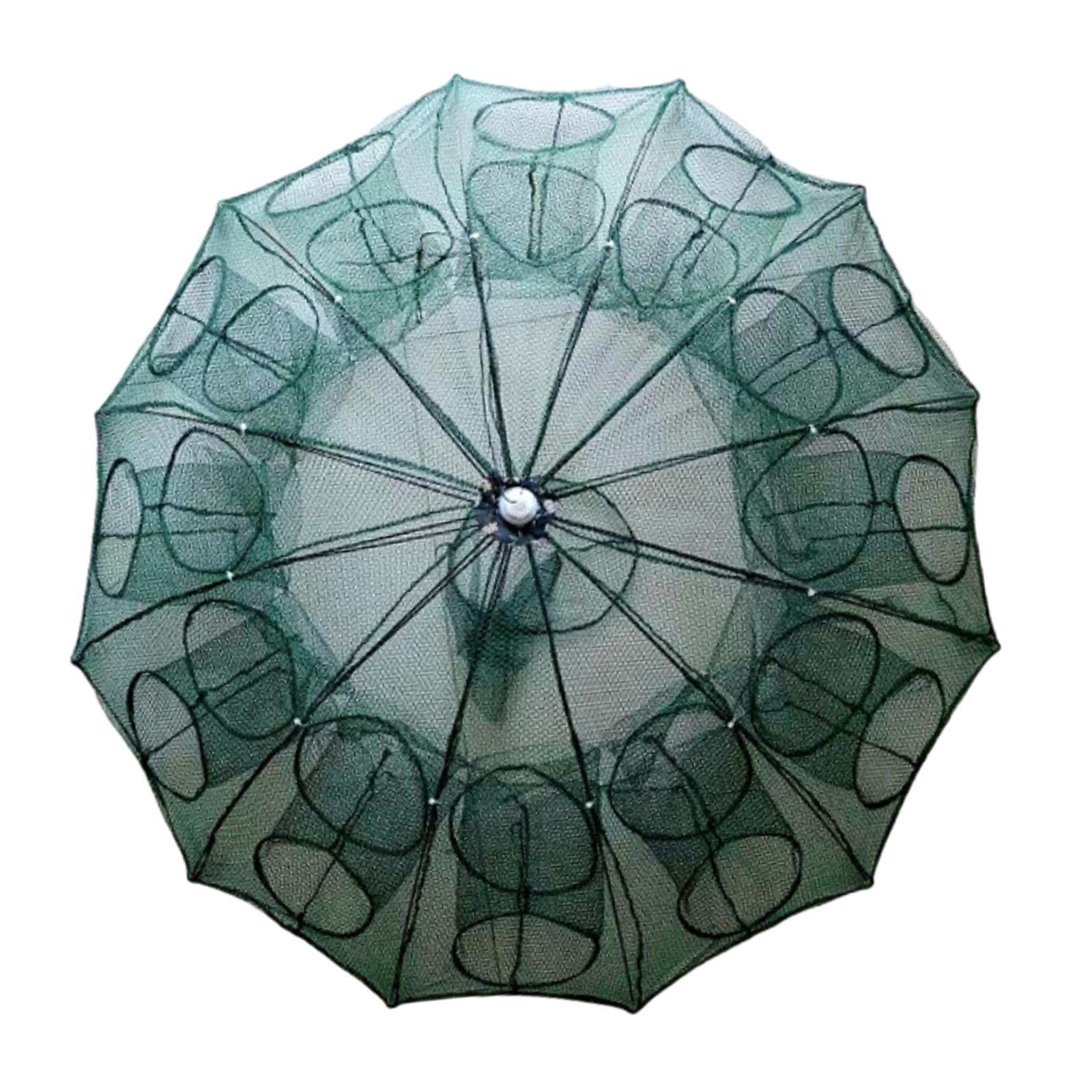 Ioensy - Red De Pesca Trampa De Pesca De Malla Duradera Perfecta Para Pescar Cangrejos De Río Doble Capa 24 Agujeros