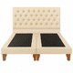 thumbnail image 1 of Cama 2 Plazas Modelo Capitoné  Beige, 1 of 7