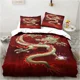 thumbnail image 2 of Magic World Dragon Bedding Set Boys Girls Twin Queen Size Duvet Cover Pillowcase Bed Kids Adult Fashion Home Textileextile, 2 of 5