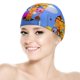 thumbnail image 5 of Rolie Polie Olie Gorro de Natación de Licra, Gorro de Baño de Tela Cómoda, Gorro Elástico Antideslizante para Hombres, Mujeres y Niños, 5 of 6