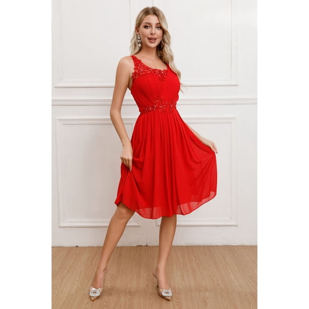 Vestido Mujer Fiesta Gala Noche Formal Calidad Premium Aplicaciones 052