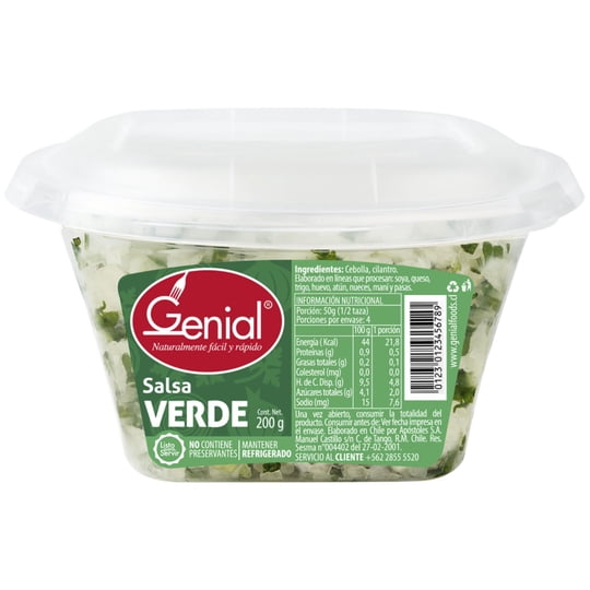 Salsa Verde Pote 200 gr