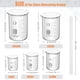 thumbnail image 2 of Juego De Vasos Medidores Y Cilindros De Vidrio 10 Piezas, 2 of 6