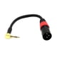 thumbnail image 2 of 3 PIN XLR Macho A ángulo Recto 3.5mm Cable De Cable De Audio De Micrófono De Conexión MIC, 2 of 2