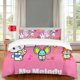 thumbnail image 1 of DIEZ The Girls My Bunny Melody Theme Bedding Set3 Piece 3D Melody Flowers Printed Breathable Durable Microfiber Comforter SetGifts for Boys and Girls Twin, 1 of 5