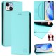 thumbnail image 1 of Funda Billetera con Soporte para iPhone 15 Plus Bloqueo RFID Plegable Verde menta, 1 of 6