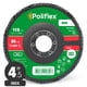 thumbnail image 1 of Disco Flap Laminado - 4.5"- Acero Inox. - Poliflex Disco Flap Laminado - Acero Inox. - 4,5'' - Grano 80 - Poliflex, 1 of 2