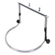 thumbnail image 2 of Soporte para Armónica Arnés de Cuello para Músico Abrazadera Manos Libres Montura para Arpa con Goma Protectora Suave Adecuado para Tocar en la Calle Plateado, 2 of 5