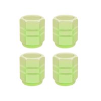 Ioensy - 4 Tapas Antipolvo Fáciles De Instalar, Decoración, Tapas De Vástago De Válvula De Neumático Para Suv