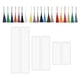 thumbnail image 1 of Juego de marcapáginas DIY, 40 Uds. de borlas, incluye 6 uds., marcapáginas, colgantes, accesorios para decoración navideña, regla para hacer decoració, 1 of 5