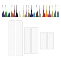 Magideal - Juego De Marcapáginas Diy, 40 Uds. De Borlas, Incluye 6 Uds., Marcapáginas, Colgantes, Accesorios Para Decoración Navideña, Regla Para Hacer Decoració