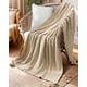thumbnail image 4 of Manta De Sofá Con Flecos De Soga 130cmx180cm Color Beige, 4 of 4