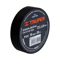 Truper - Huincha Aisladora 18Mm*18Mts Negro