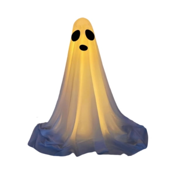 Decoración De Halloween Versátil Fantasma De Pie Aterrador Para El Porche De La Casa Estilo Interior Y Exterior C
