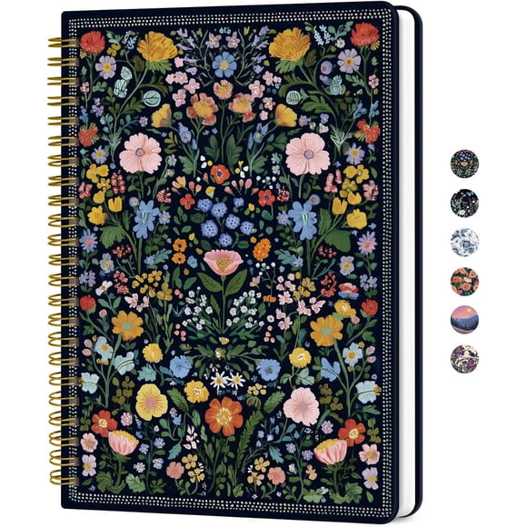Cuaderno A5 ZOTIA Garden of Whimsy Tapa Dura 140 Hojas