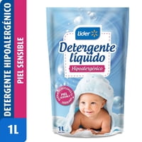 Detergente Líquido Hipoalergénico Piel Sensible Doypack 1 L Lider