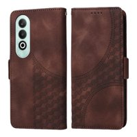 Carcasa Foxdock Oneplus Nord Ce 4 5G De Cuero Pu, Diseño Acolchado Clásico, Protección Contra Caídas Y Rayones