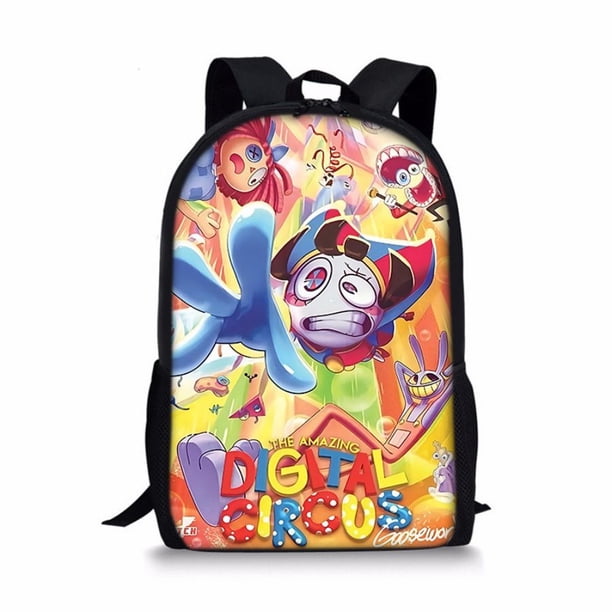 DIGITAL CIRCUS Primary And Secondary School Student Backpacks Sports Backpacks Boys And girls Cartoon Backpacks Children's Toy