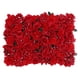 thumbnail image 1 of Flores Artificiales Plantas Paneles Fondo Pared Boda Decoración Rojo, 1 of 3