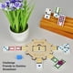thumbnail image 3 of Queensell Mexican Train Dominoes Set con Hub de Madera y Dominó, 3 of 3