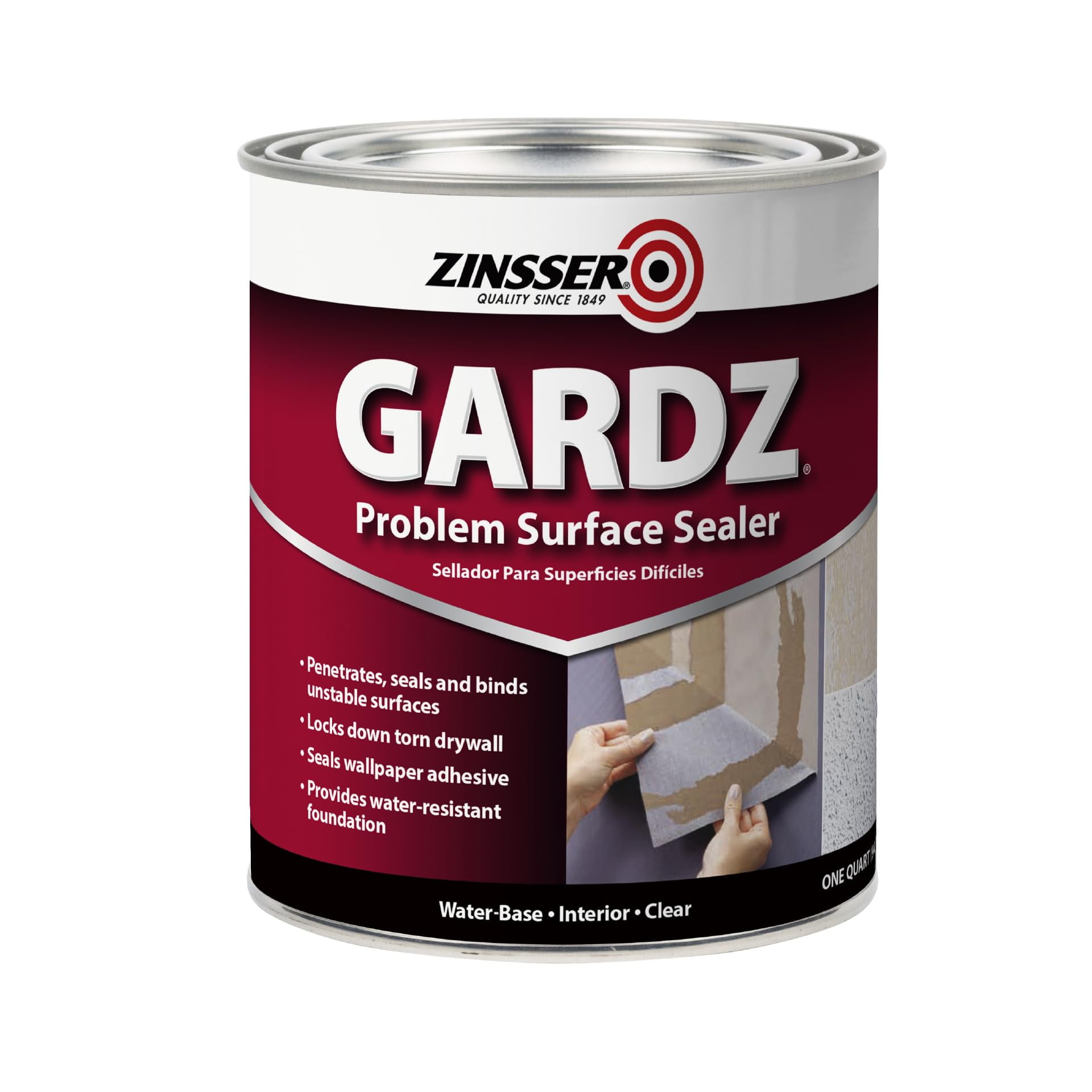 Sellador Zinsser Gardz Para Superficies Problemáticas A Base De Agua, 946 Ml
