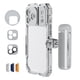 thumbnail image 1 of Kit De Funda Para Teléfono Compatible Con Iphone 17 Pro Silver, 1 of 9