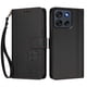 thumbnail image 3 of Funda Cartera Trébol para Motorola Moto G56 con Ranuras Tarjetas y Carga Inalámbrica Negro, 3 of 6